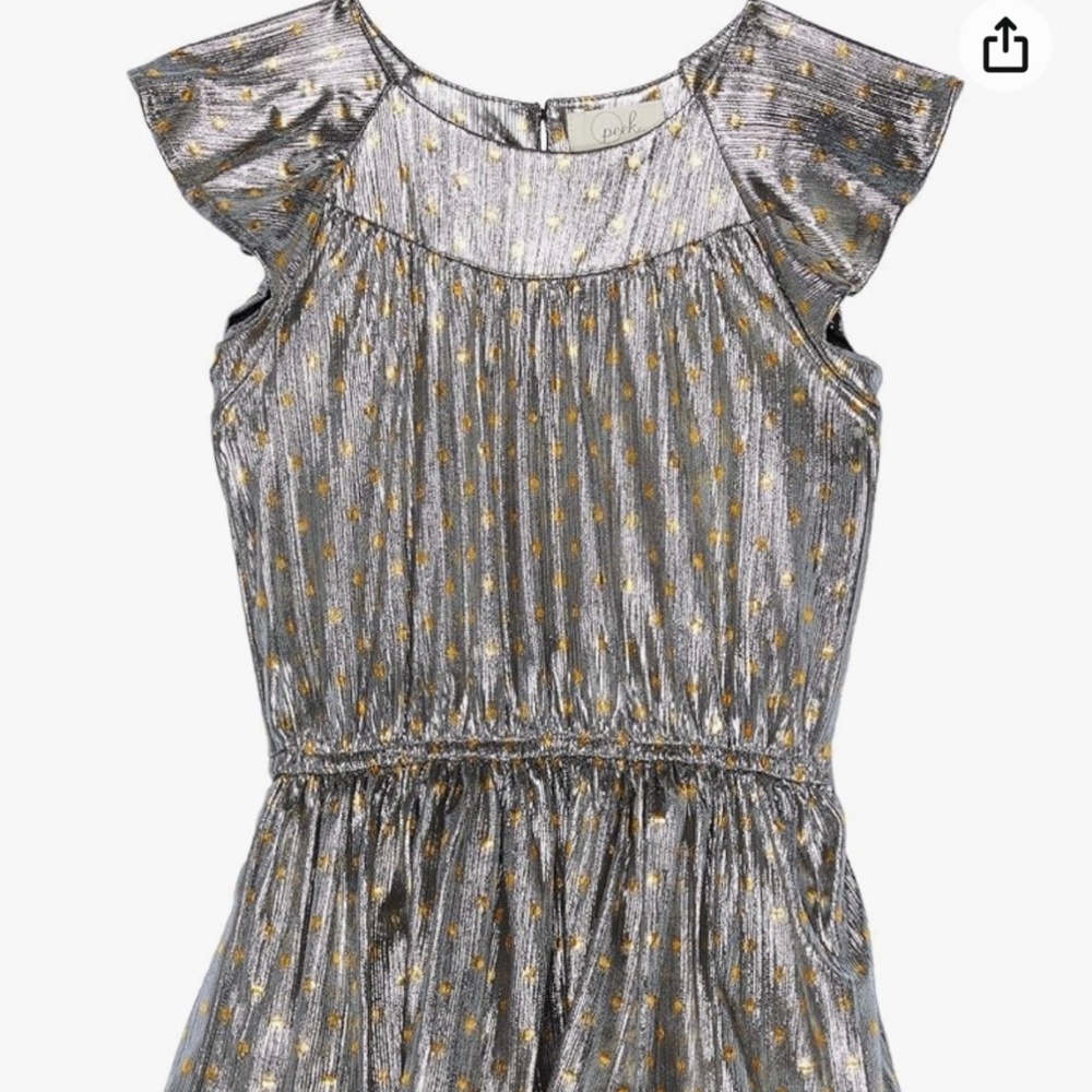 Peek Silver Gold Dress